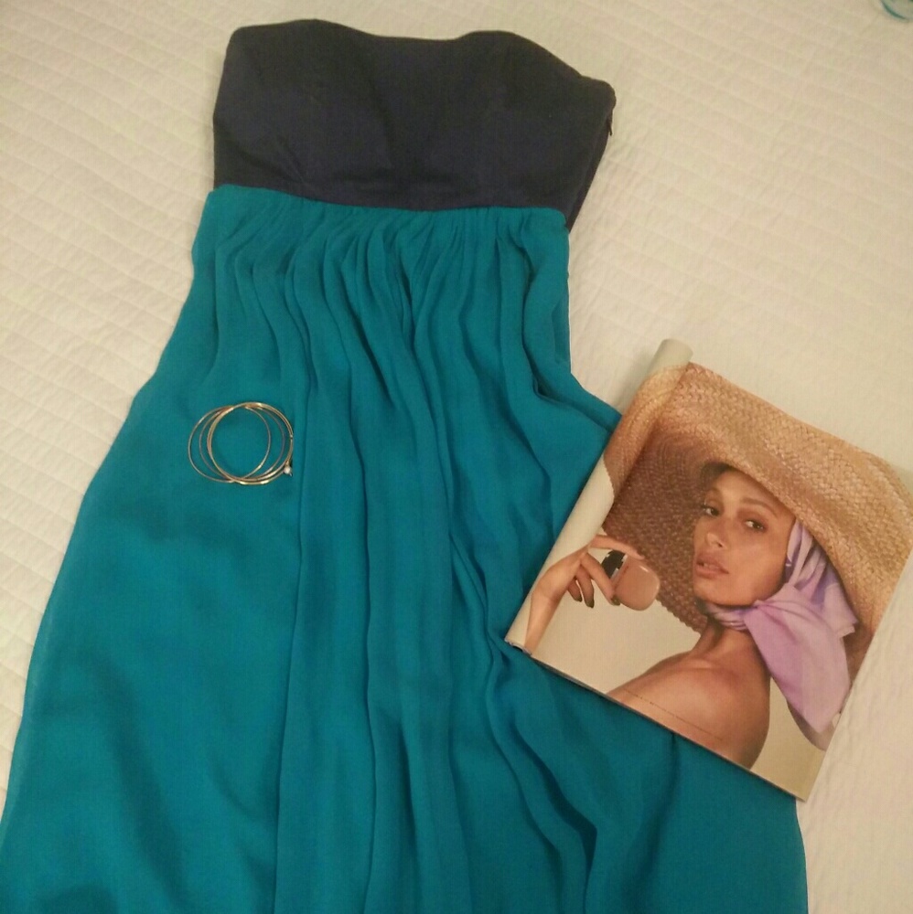 French connection strapless dress